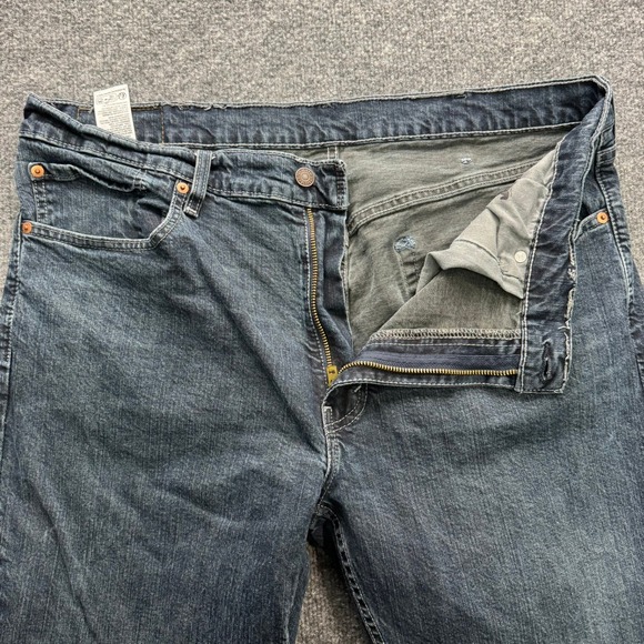 Levi's 559 Jeans Men's Size 38x32 Dark Wash Straight Leg Denim Pants - Picture 10 of 12